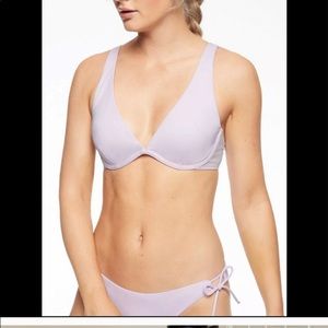 Athleta Bra Cup Plunge Bikini Top